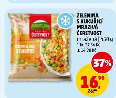ZELENINA S KUKUŘICÍ MRAZIVÁ ČERSTVOST, 450 g