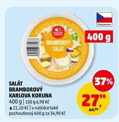 SALÁT BRAMBOROVÝ KARLOVA KORUNA, 400 g