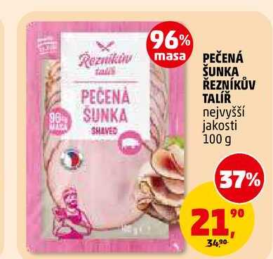 PEČENÁ ŠUNKA ŘEZNÍKŮV TALÍŘ, 100 g