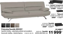 Pohovka/3sedák BRODY
