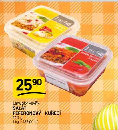 SALÁT FEFERONOVÝ KUŘECÍ 140 g 