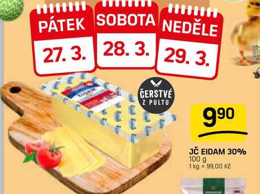 JČ EIDAM 30% 100 g 