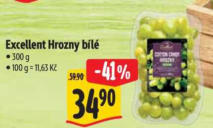 Excellent Hrozny bílé, 300 g