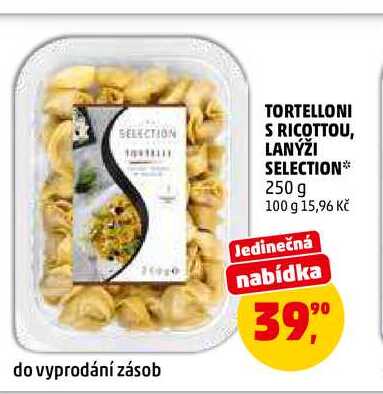 TORTELLONI S RICOTTOU, LANÝŽI SELECTION, 250 g 