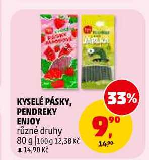 KYSELÉ PÁSKY, PENDREKY ENJOY, 80 g
