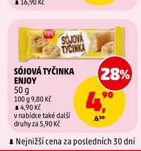 SÓJOVÁ TYČINKA ENJOY, 50 g 