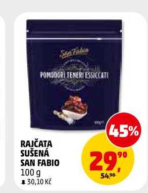 RAJČATA SUŠENÁ SAN FABIO, 100 g