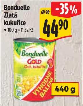 Bonduelle Zlatá kukuřice, 440 g