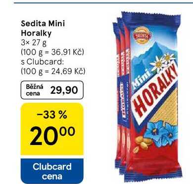 Sedita Mini Horalky, 3x 27 g  