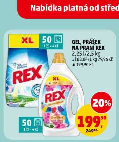 GEL REX, 2,25 l