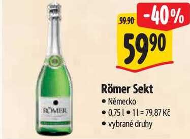 Römer Sekt, 0,75 l