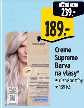 Creme Supreme Barva na vlasy