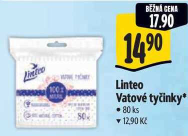 Linteo Vatové tyčinky, 80 ks