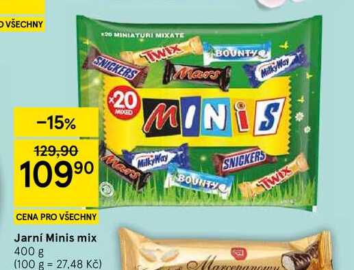 Jarní Minis mix, 400 g