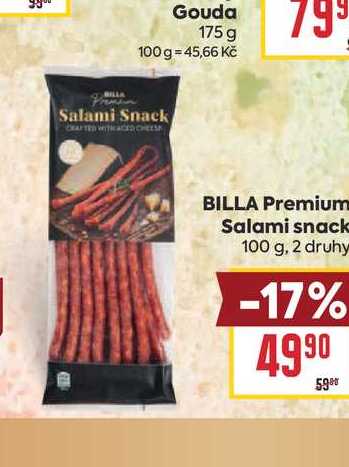 BILLA Premium Salami snack 100 g