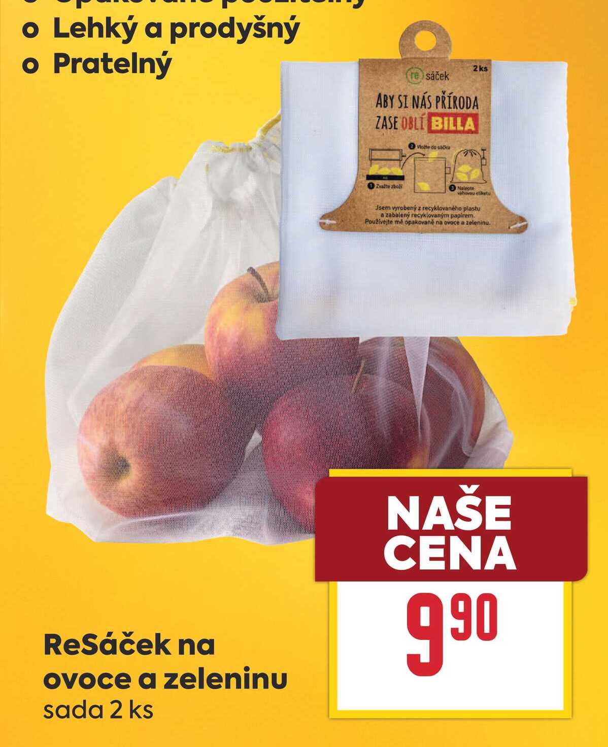 ReSáček na ovoce a zeleninu sada 2 ks 