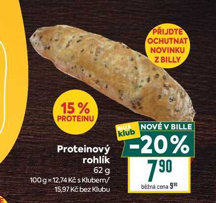 Proteinový rohlík 100 g 