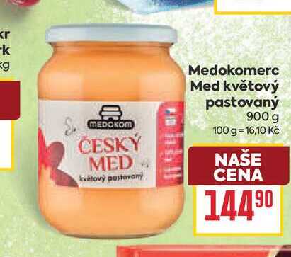 Medokomerc Med květový pastovaný 900 g 
