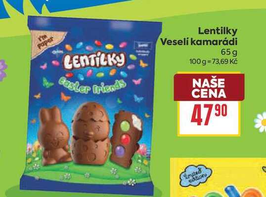 Lentilky Veseli kamarádi 65 g 