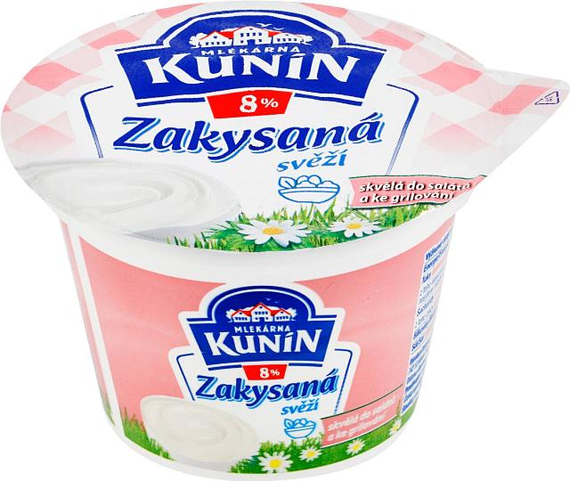 Kunín Zakysaná svěží tuk 8 %