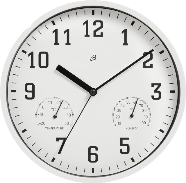 LIV&BO Hodiny s teploměrem a vlhkoměrem