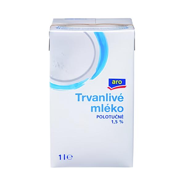 ARO Mléko polotučné 1,5%, trvanlivé