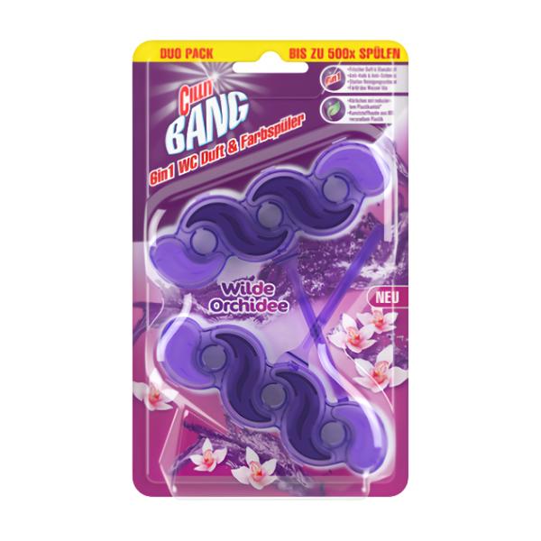 Cillit Bang Tuhý WC blok 6v1 Divoká orchidej