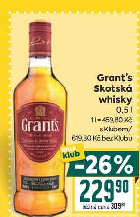 Grant's Skotská whisky 0,5l