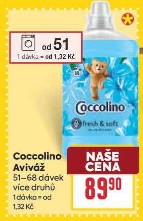 Coccolino Aviváž 51-68 dávek