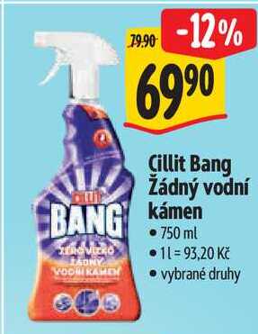 Cillit Bang Žádný vodní kámen, 750 ml