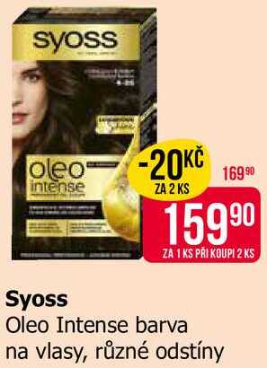 Syoss Oleo Intense barva na vlasy, různé odstíny 