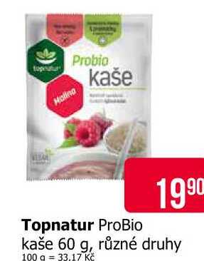 Topnatur ProBio kaše 60 g, různé druhy 