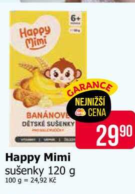 Happy Mimi sušenky 120 g