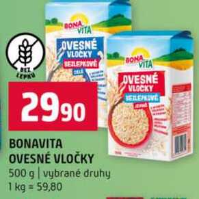 BONA VITA OVESNÉ VLOCKY 500 g