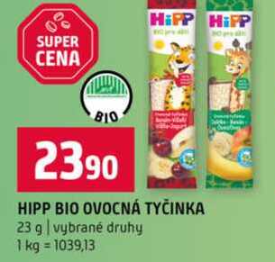 HIPP BIO OVOCNÁ TYČINKA 23 g