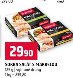 SOKRA SALÁT S MAKRELOU 125 g