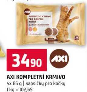 AXI KOMPLETNÍ KRMIVO 4x 85 g