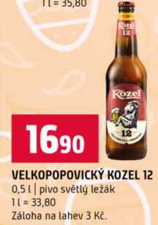 VELKOPOPOVICKÝ KOZEL 12 0,5 l