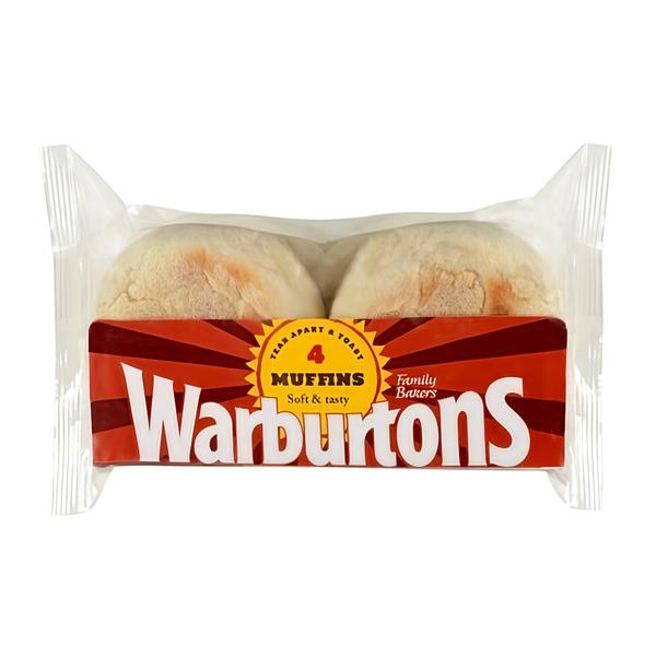 Warburtons Toastové muffiny, 4 ks