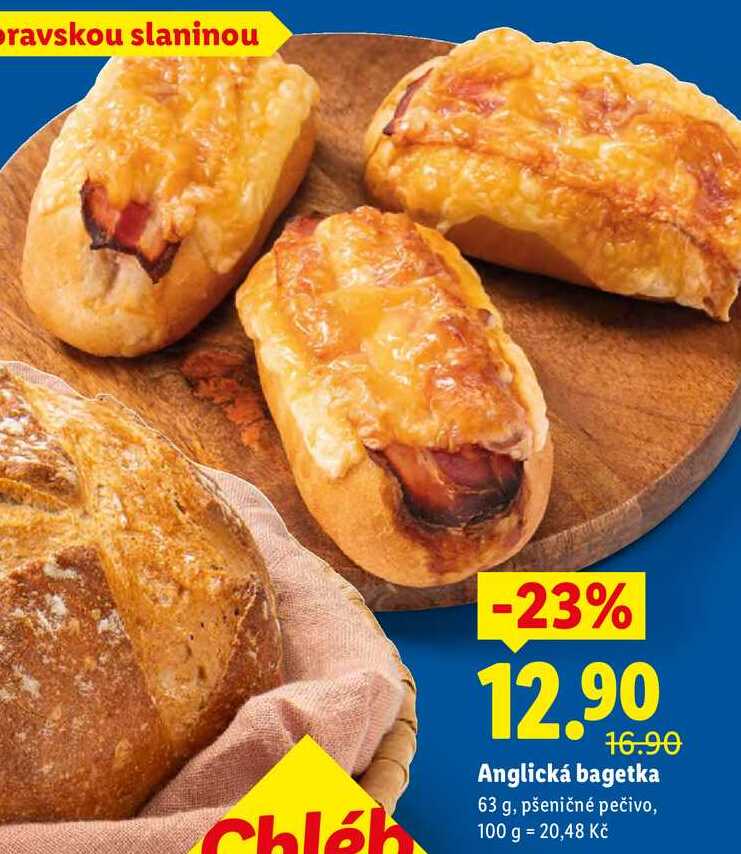 Anglická bagetka, 63 g