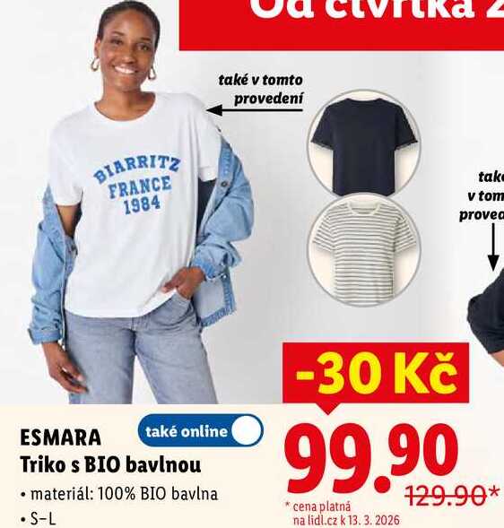 ESMARA Triko s BIO bavlnou 