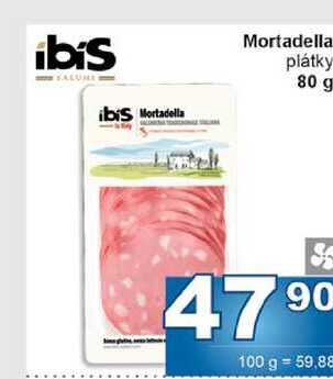 Mortadella plátky 80 g 