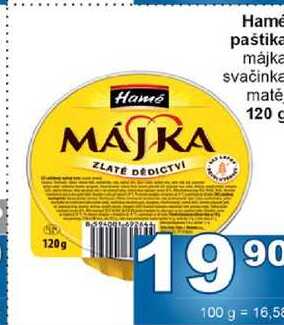 Hamé paštika májka svačinka matěj 120 g