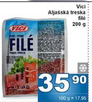 Vici Aljašská treska filé 200 g 