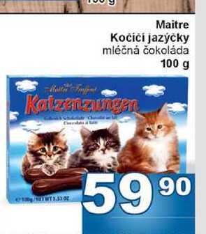 Maitre Kočičí jazýčky 100 g