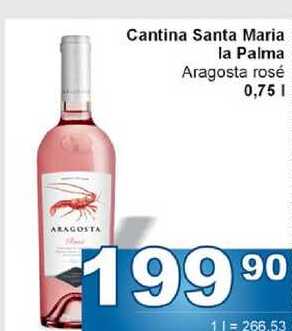 Cantina Santa Maria la Palma Aragosta rosé 0,75l
