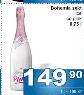 Bohemia sekt ice ice pink 0,75l
