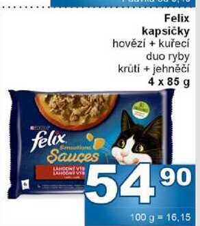 Felix kapsičky 4 x 85 g 