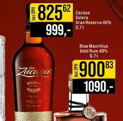 Zacapa Solera Gran Reserva 40% 0,7l