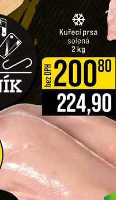 Kuřecí prsa solená 2 kg 